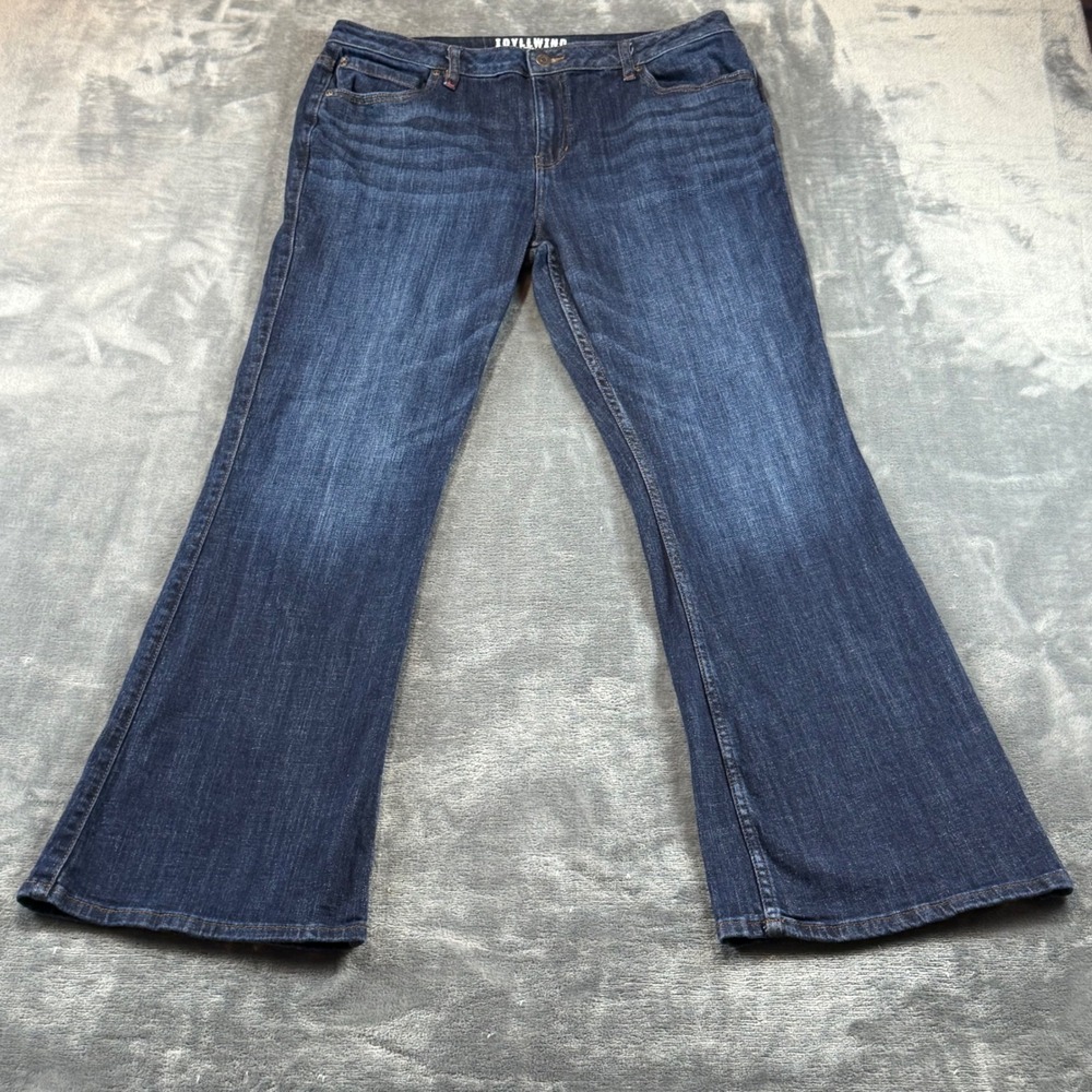Idyllwind Miranda Lambert Womens Flare Jeans Dark Wash Denim Size 16W High Rise